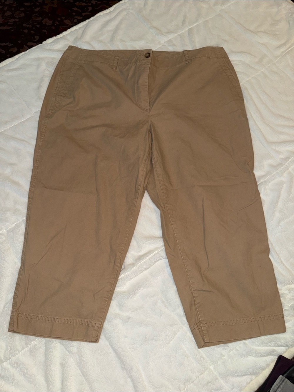 Talbots Women's Tan Capris